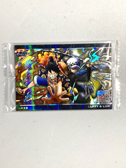Luffy and Law - GR No.8-09 - One Piece Wafer Card Sealed Itajaga Japanese - Image 1