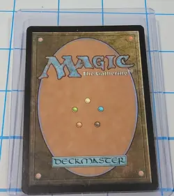MTG FOIL Necropotence - Deckmasters Magic Card # 7 / 50 + Card Holder - Image 2