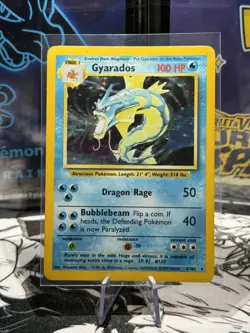 Gyarados 6/102 Holo Base Set Pokemon Card WOTC Vintage - Image 1