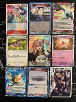 Variety of Trading Cards Pokemon - Dragonball - Union Arena - One Piece- Waifu - Image 1