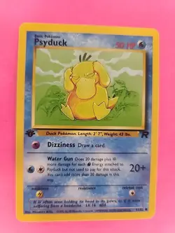 Psyduck 1st Edition Team Rocket Pokemon Card WOTC NM - Image 1