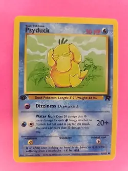 Psyduck 1st Edition Team Rocket Pokemon Card WOTC NM - Image 2