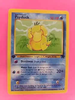 Psyduck 1st Edition Team Rocket Pokemon Card WOTC NM - Image 3