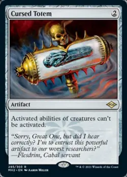 ~ Cursed Totem ~ NM Foil ~ Modern Horizons 2 ~ MTG ~ - Image 1