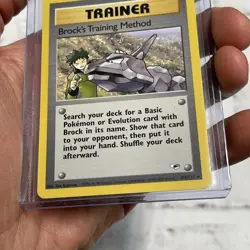 Pokemon Card - Gym Heroes 106/132 - BROCK'S TRAINING METHOD (uncommon) - NM TCG - Image 2