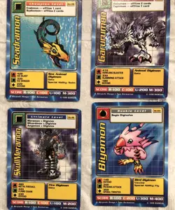 Digimon Cards 1999 Bandai Card Lot Of 12 - Image 4