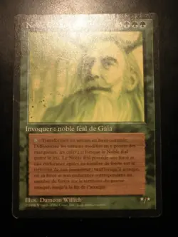 mtg magic gaea's liege FBB FRENCH vf fr noble feal de gaia 1994 3 rd e edition - Image 1