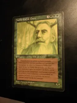 mtg magic gaea's liege FBB FRENCH vf fr noble feal de gaia 1994 3 rd e edition - Image 2