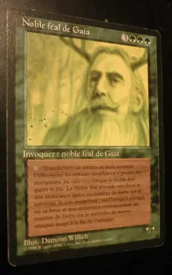 mtg magic gaea's liege FBB FRENCH vf fr noble feal de gaia 1994 3 rd e edition - Image 3