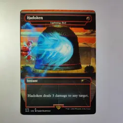 MTG Hadoken (lightning bolt), Street Fighter Secret Lair! - Image 1