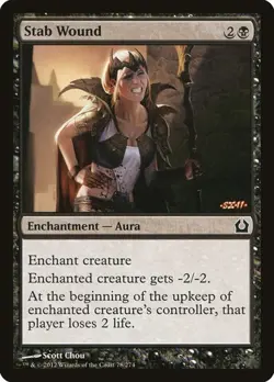 1x Stab Wound NM Eng MTG - Return to Ravnica - Image 1