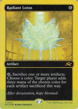 MTG Radiant Lotus (First-Place Foil) (500) | NM Foil | Aetherdrift {DFT} - Image 2