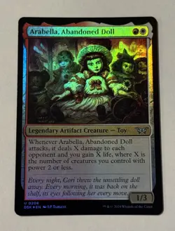 MTG Arabella, Abandoned Doll - Duskmourn: House of Horror FOIL LP - Image 1