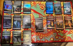 Magic The Gathering: Final Fantasy Full Art Lands (LOT of 52) *(Japanese & ENG)* - Image 1