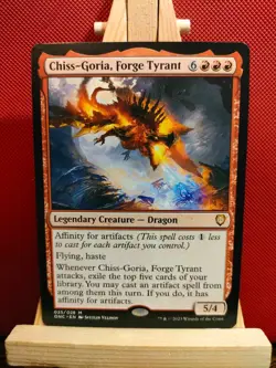 Chiss-Goria, Forge Tyrant - Phyrexia: All Will be One Commander - NM - MTG - Image 1