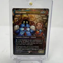 MTG Vivi Ornitier (Borderless) (Chocobo Track Foil) NM MYTHIC 570 W/ ONE TOUCH - Image 1