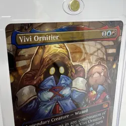 MTG Vivi Ornitier (Borderless) (Chocobo Track Foil) NM MYTHIC 570 W/ ONE TOUCH - Image 2
