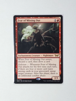 Magic The Gathering: Fear of Missing Out Duskmourn: House of Horror Regular NM - Image 1
