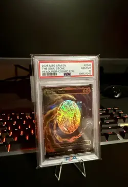 The Soul Stone 0242 Cosmic Foil - Spiderman - Magic The Gathering - PSA 10 - Image 5