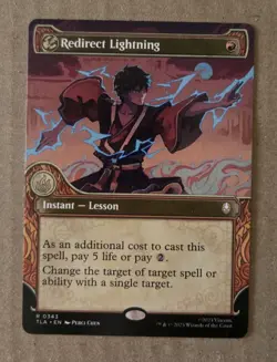 MTG - Redirect Lightning - Showcase - Avatar: The Last Airbender - Image 1