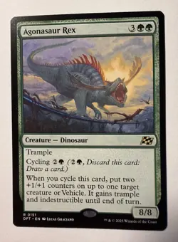 x1 Agonasaur Rex R MTG Aetherdrift M/NM, English DFT - Image 1