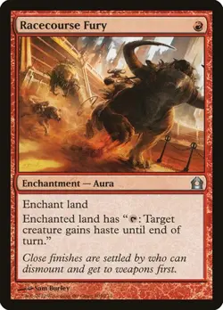1x Racecourse Fury NM Eng MTG - Return to Ravnica - Image 1