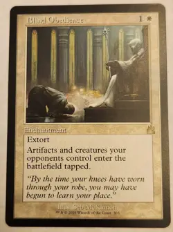 Blind Obedience RVR #303 Retro Frame Regular NM+ - Image 1