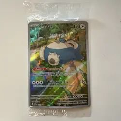 Pokemon Card Snorlax SVP 051 Scarlet & Violet 151 Black Star Promo NM sealed - Image 1