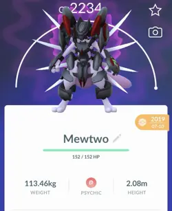 Pokemon Go PTC Acc, Guaranteed Lucky Armor Mewtwo - Image 1