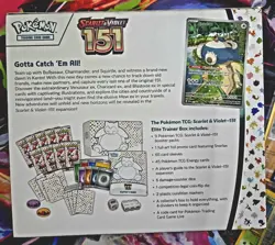 Pokemon TCG Scarlet & Violet 151 ETB No Packs or Promo Only Sealed Accessories - Image 2