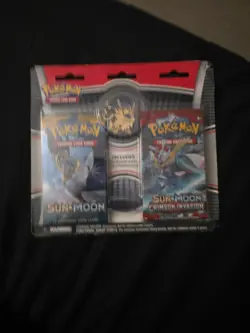Pokemon Sun & Moon/crimson Invasion 2 Pack Blister With A Pin Sealed - Image 1