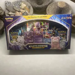 Pokemon TCG XY Evolutions Kanto Power Collection Box Mewtwo EX Factory Sealed - Image 1