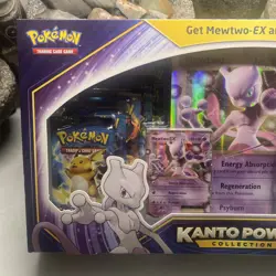 Pokemon TCG XY Evolutions Kanto Power Collection Box Mewtwo EX Factory Sealed - Image 2