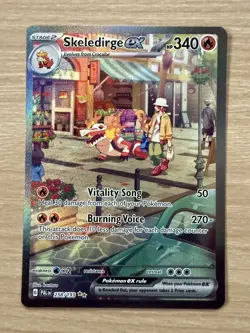 Pokemon Skeledirge EX TCG Paldea Evolved Special Illustration Rare 258/193 - NM - Image 1