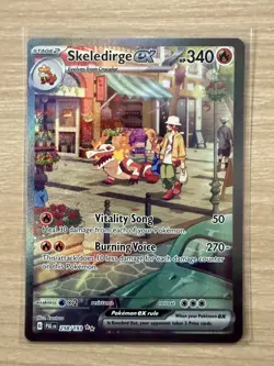 Pokemon Skeledirge EX TCG Paldea Evolved Special Illustration Rare 258/193 - NM - Image 3