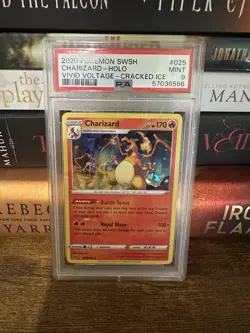 2020 Pokemon Vivid Voltage CHARIZARD Cracked Ice - PSA 9 MINT - Image 1