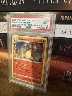 2020 Pokemon Vivid Voltage CHARIZARD Cracked Ice - PSA 9 MINT - Image 4