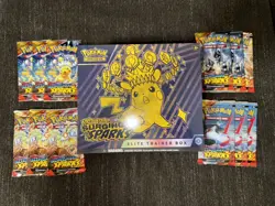Pokemon Surging Sparks Lot w/ ETB Elite Trainer Box & 12 Sealed Booster Packs! - Image 1