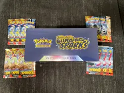 Pokemon Surging Sparks Lot w/ ETB Elite Trainer Box & 12 Sealed Booster Packs! - Image 5
