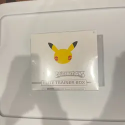 Pokemon Celebrations ETB 25th Anniversary Elite Trainer Box FACTORY SEALD (US) 820650809439 - Image 1
