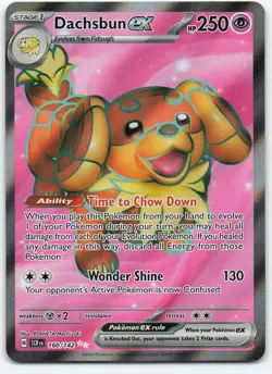 Dachsbun ex 160/142 Ultra Rare Holo SV07: Stellar Crown NM Pokemon - Image 1