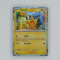 Pikachu 006/015 Confetti Holo Rare McDonald's 2023 Promo Pokemon TCG - LP - Image 1