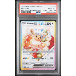 Pokemon Eevee ex Prismatic Evolutions Super-Premium Coll Promo SVP EN 174 PSA 10 - Image 1