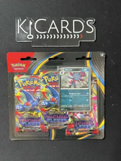 Pokemon TCG | Phantasmal Flames 3 Pack Blister Weavile | New & Sealed | English - Image 1