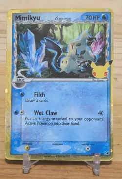 Mimikyu SWSH136 Delta Species Holo Black Star Promo Pokemon 25th Anniversary - Image 1