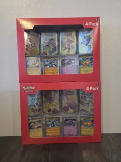 Pokemon Scarlet & Violet 151 4 Pack Mini Tins + 4 Promos Sams Sealed - Lot of 2 - Image 1