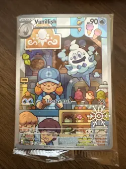 Pokemon Vanillish 190/182 2025 Holiday Calendar Holo Paradox Rift Sealed! - Image 1