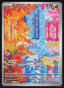 Deerling 165/162 Illustration Rare Pokemon TCG Temporal Forces NM/VLP - Image 1