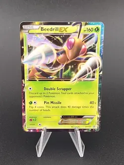 Pokemon Beedrill EX XY157 Black Star Promo Holo Ultra Rare A - Image 1