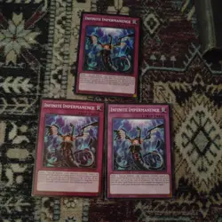*** 3X INFINITE IMPERMANENCE 3X *** PLAYSET 1ST EDITION SDWD-EN031 YUGIOH! - Image 1